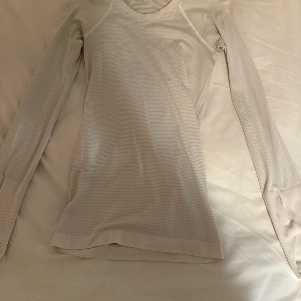 Lululemon White Long Sleeve Swiftly Tech